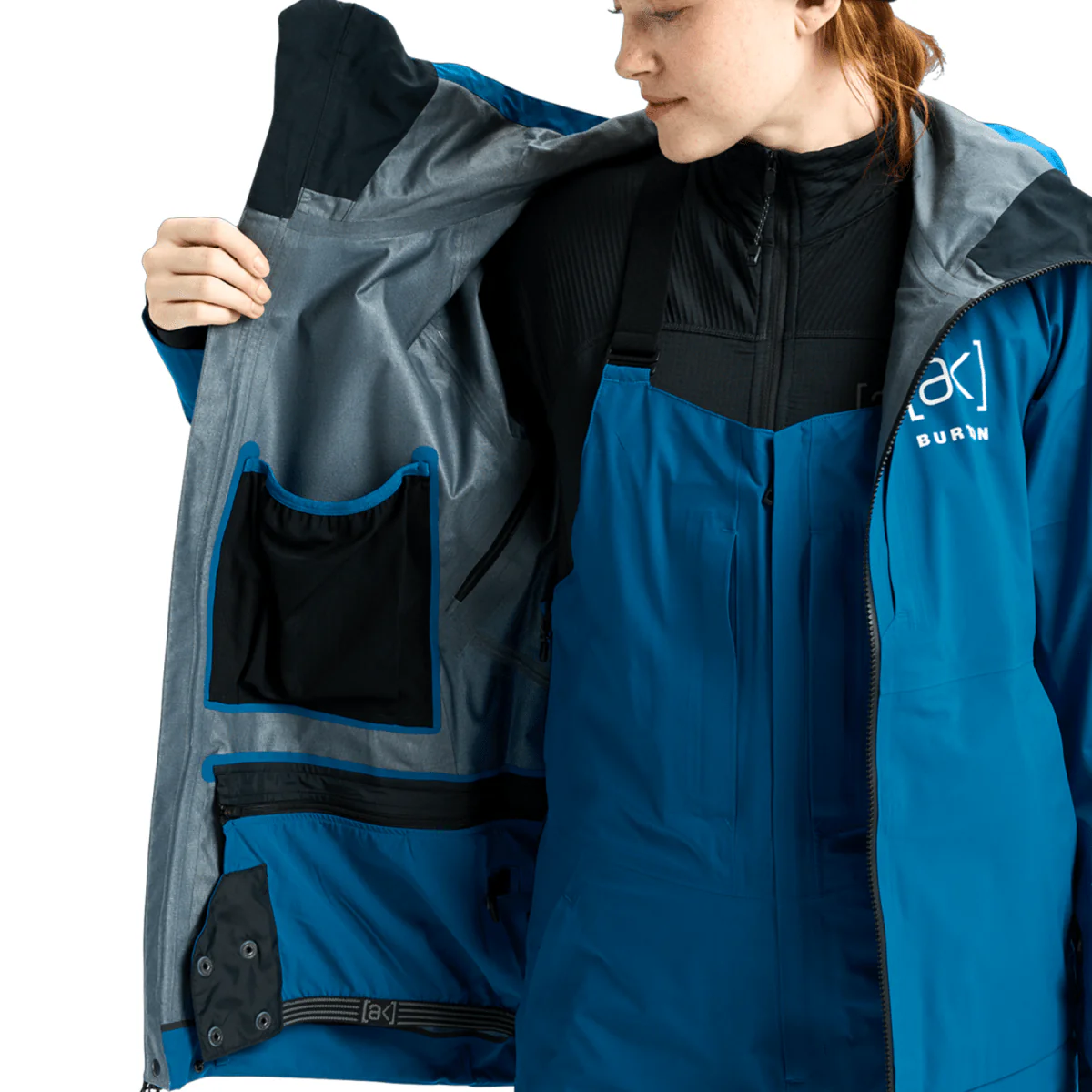 Burton Women's [ak] Kimmy Gore-Tex 3L Jacket 2026 Blue Teal - Image 4