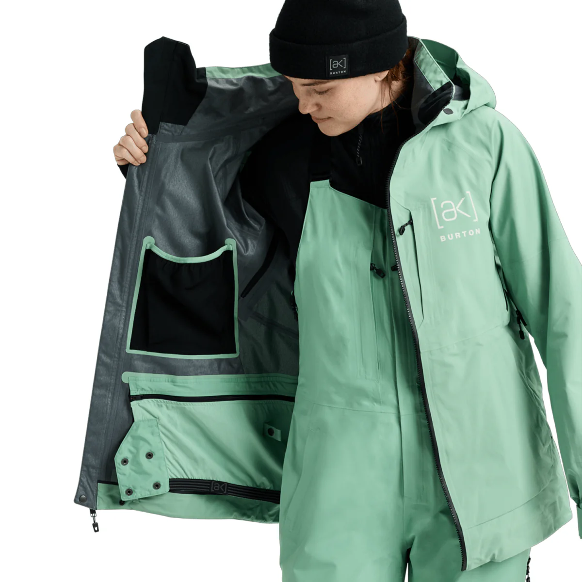 Burton Women's [ak] Kimmy Gore-Tex 3L Jacket 2026 Soft Sage - Image 5