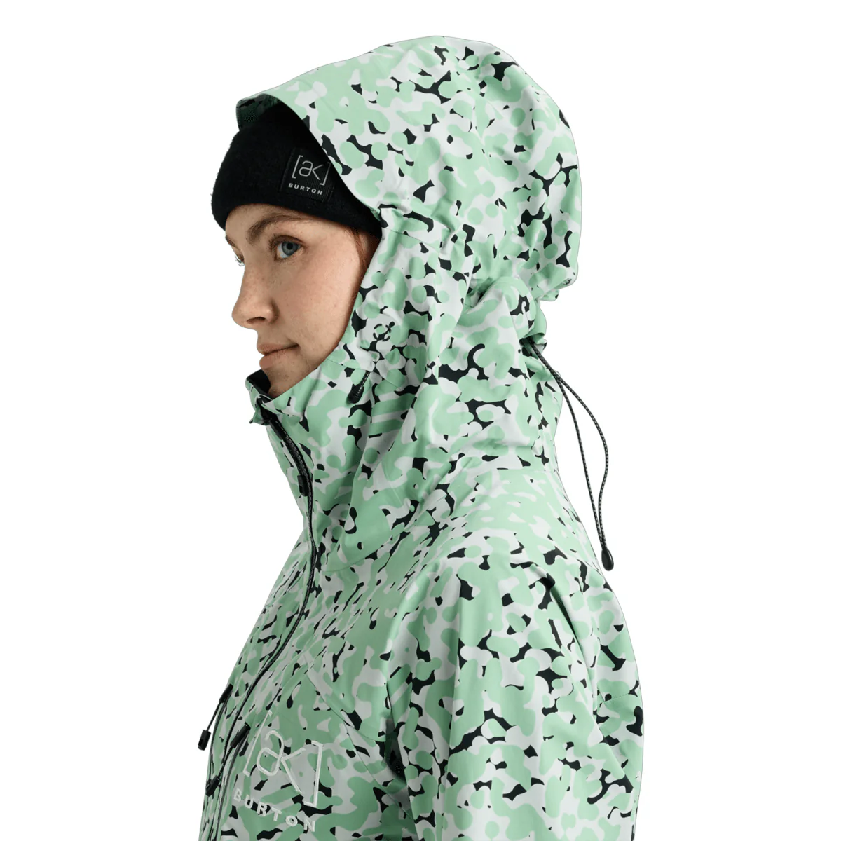 Burton Women's [ak] Tuvak Gore-Tex C-Knit 3L Jacket 2026 Sage Dot Camo - Image 3