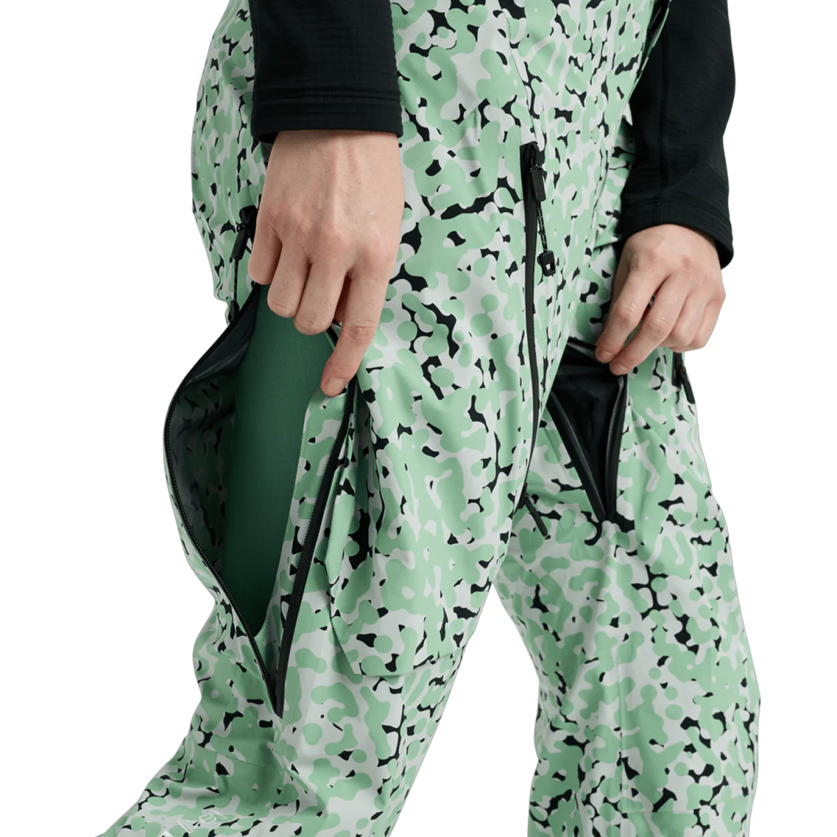 Burton Women's [ak] Tuvak Gore-Tex C-Knit 3L Pant 2026 Sage Dot Camo - Image 3