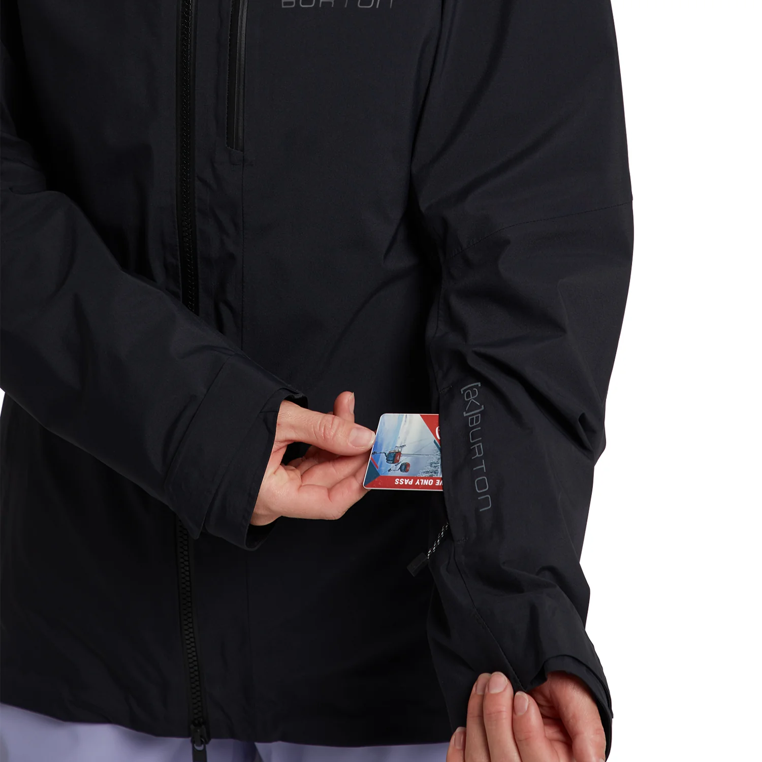 Burton Women's [ak] Upshift 2L Gore-Tex Jacket 2024 True Black - Image 3