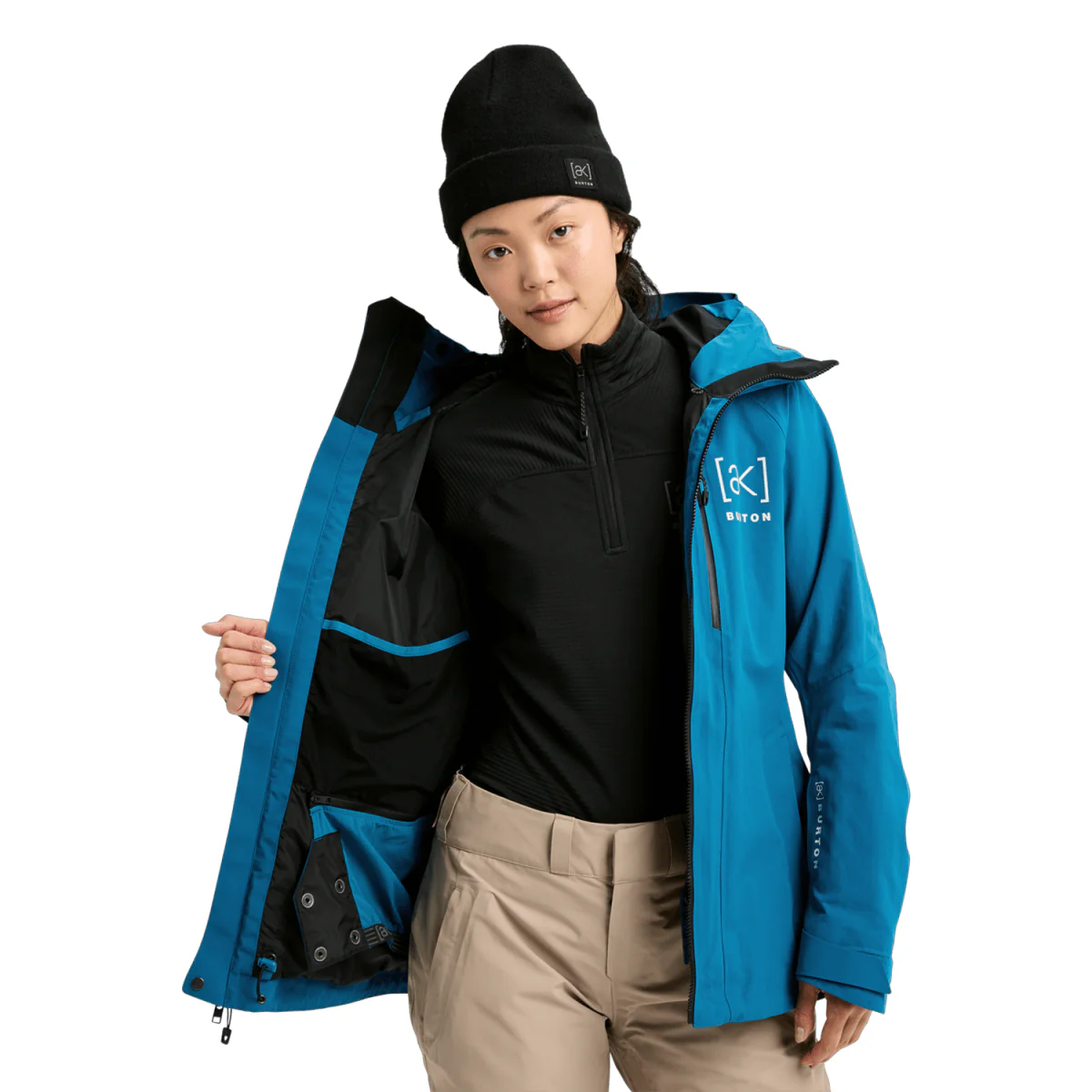 Burton Women's [ak] Upshift Gore-Tex 2L Jacket 2026 Blue Teal - Image 3
