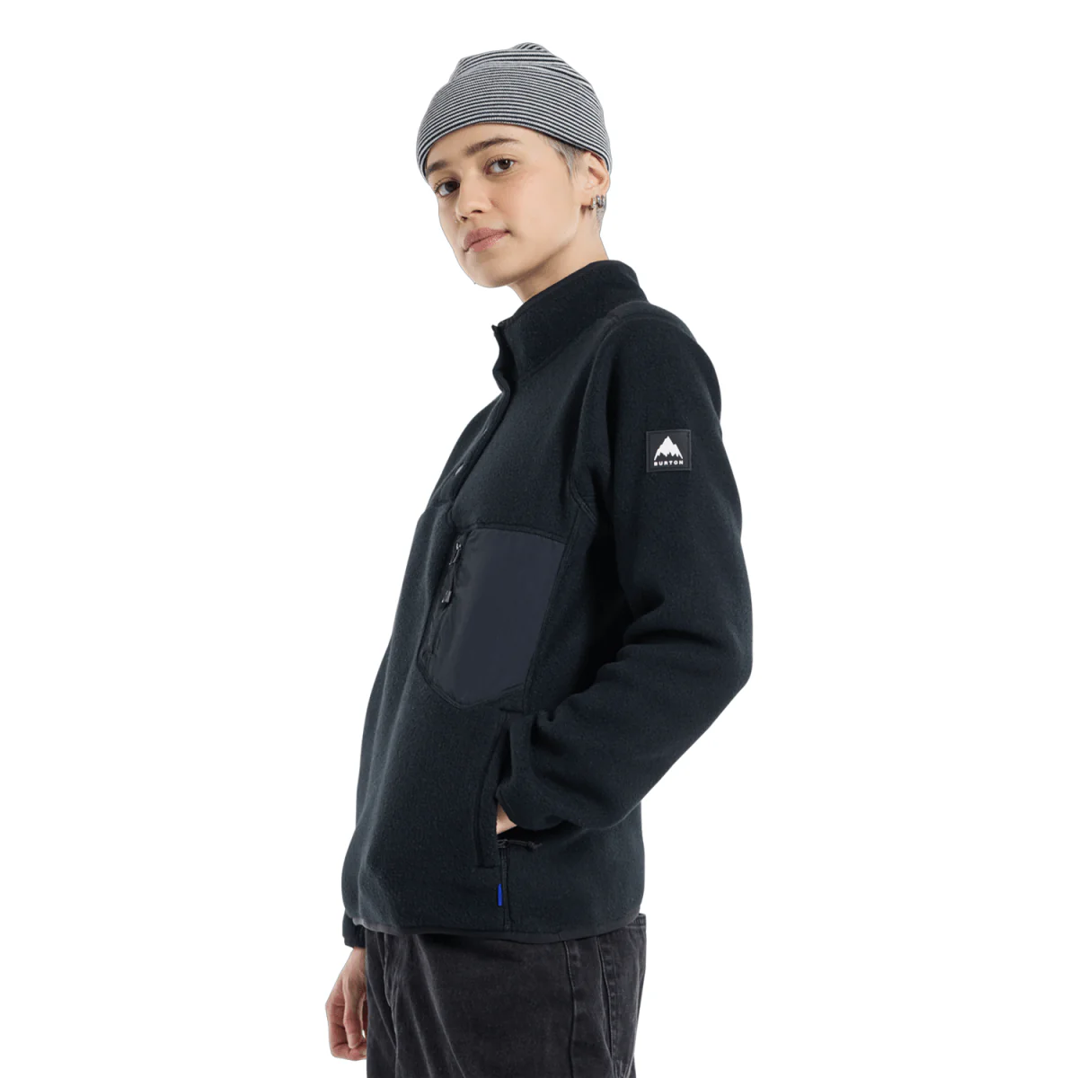Burton Women's Cinder Pullover 2026 True Black - Image 3