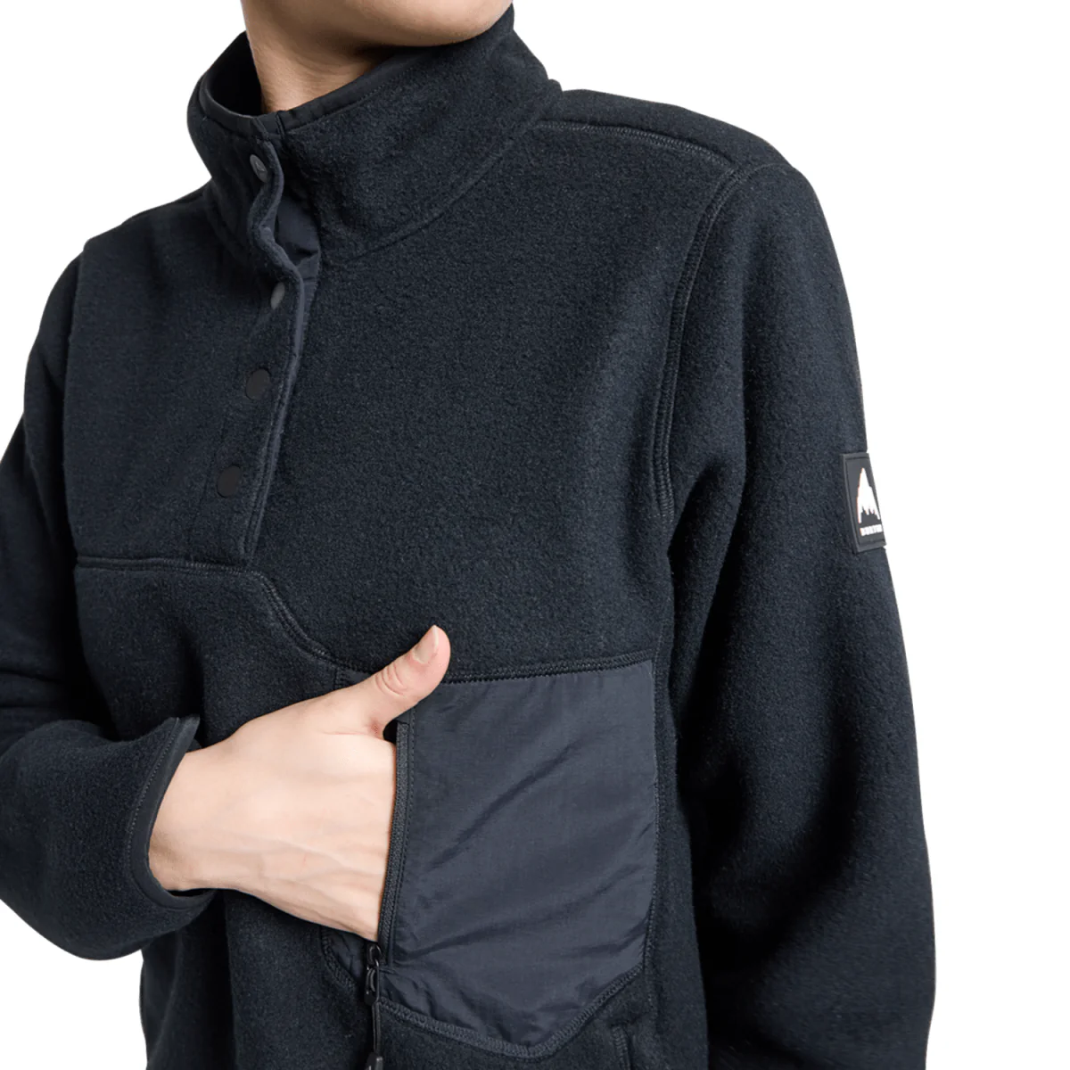Burton Women's Cinder Pullover 2026 True Black - Image 5