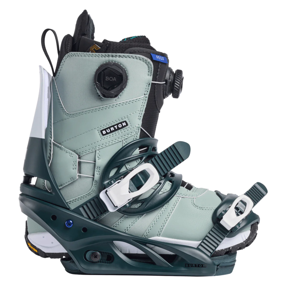 Burton Women's Lexa Snowboard Bindings 2025 Deep Emerald/White - Image 6