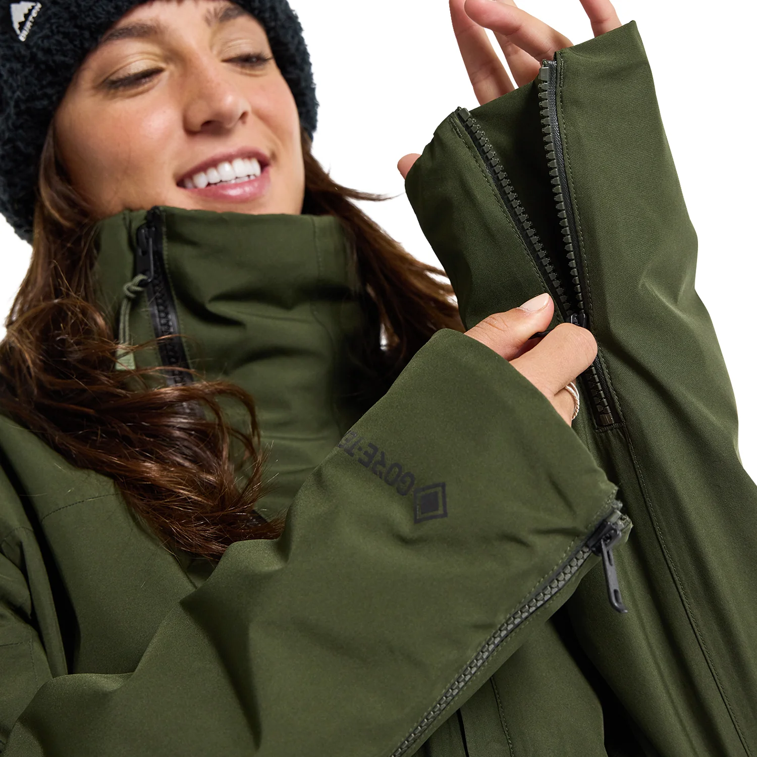 Burton Women's Pillowline 2L Gore-Tex Jacket 2024 Forest Night - Image 2