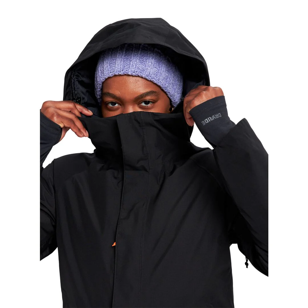 Burton Women's Powline 2L Gore-Tex Insulated Jacket 2024 True Black - Image 3