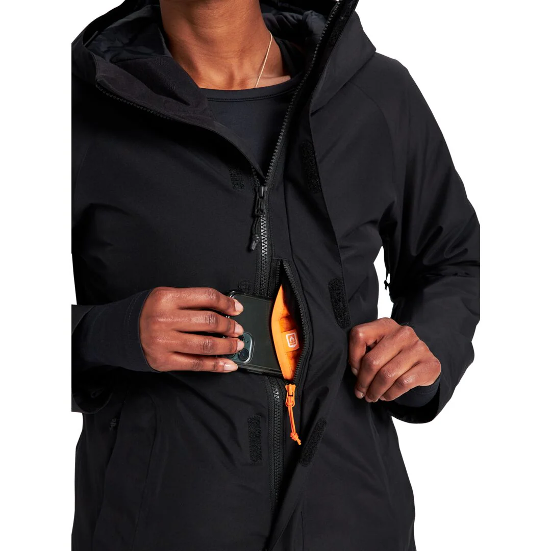Burton Women's Powline 2L Gore-Tex Insulated Jacket 2024 True Black - Image 4