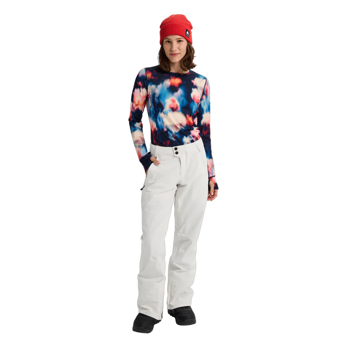 Burton Women's Reserve 2L Stretch Pant 2026 Stout White - Image 5