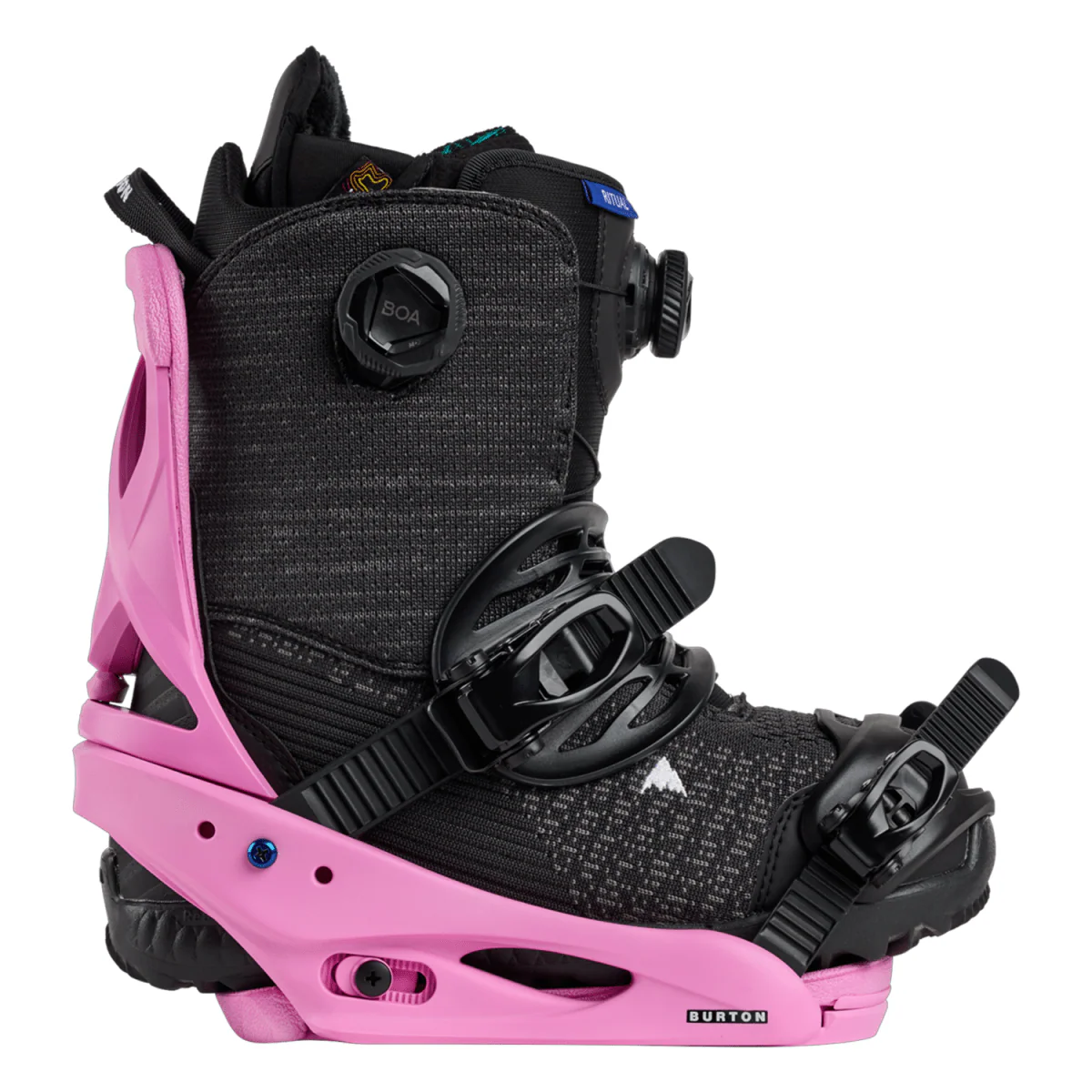 Burton Women's Scribe Re:Flex Snowboard Bindings 2026 Fuchsia Pink - Image 5