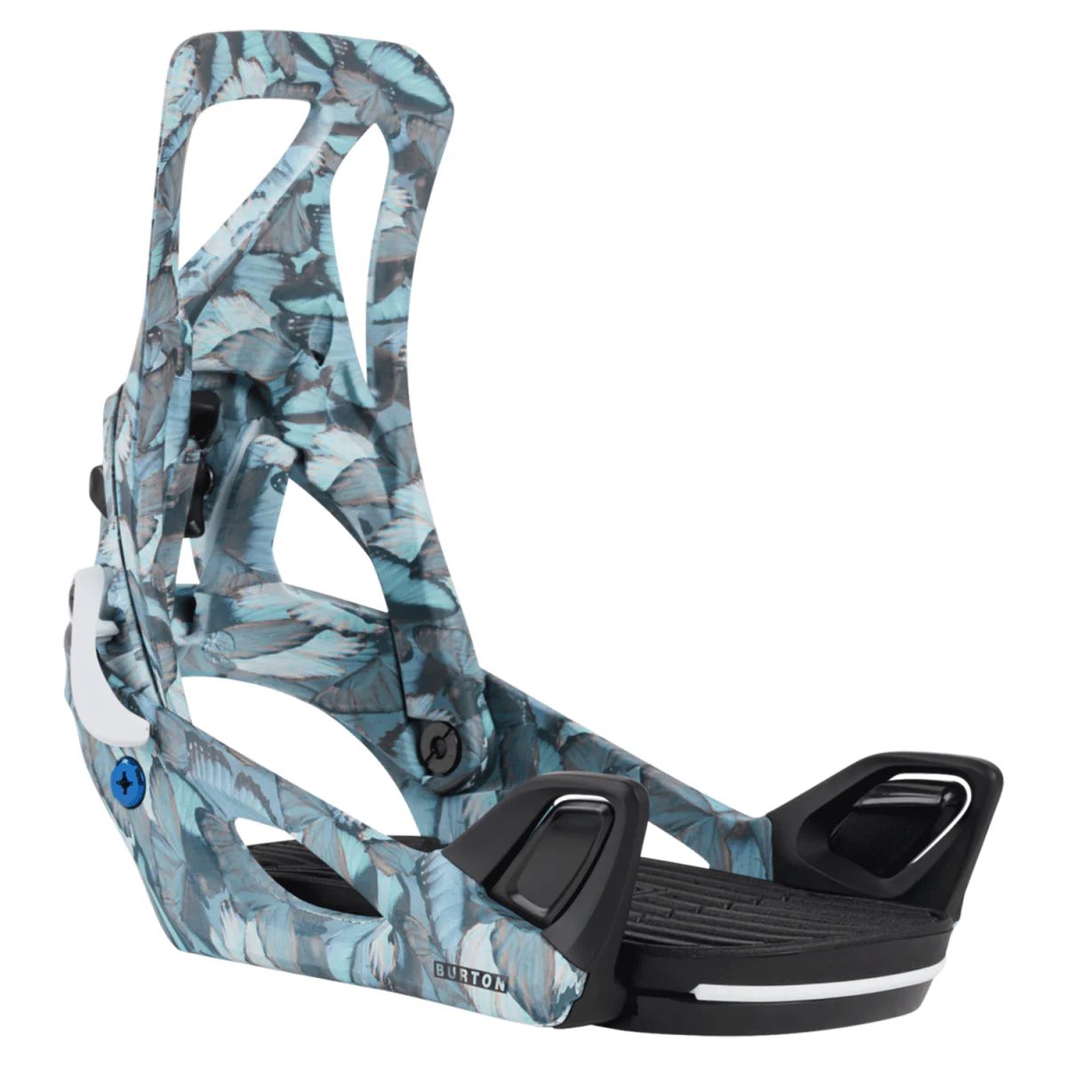 Burton Women's Step On Re:Flex Snowboard Bindings 2025 Blue Butterflies - Image 2