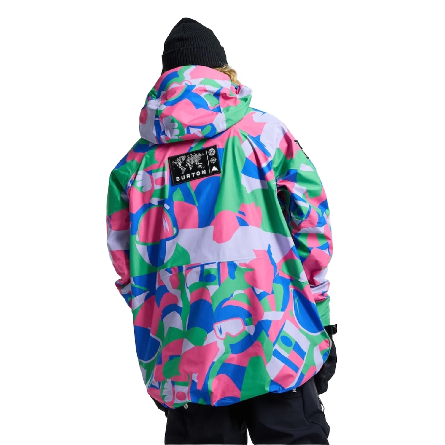 Burton Men's Daybeacon 3L Anorak 2024 Multi Cosmoblock - Image 2