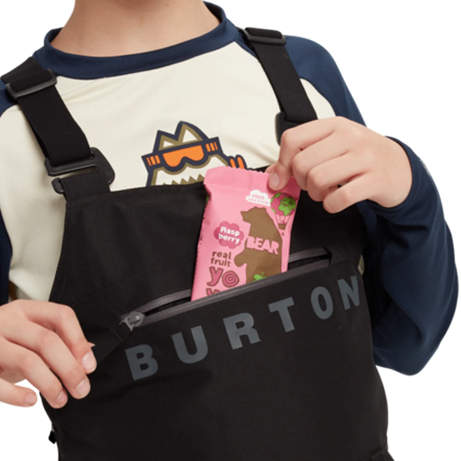 Burton Youth Stark 2L Gore-Tex Bib Pant 2024 True Black - Image 3