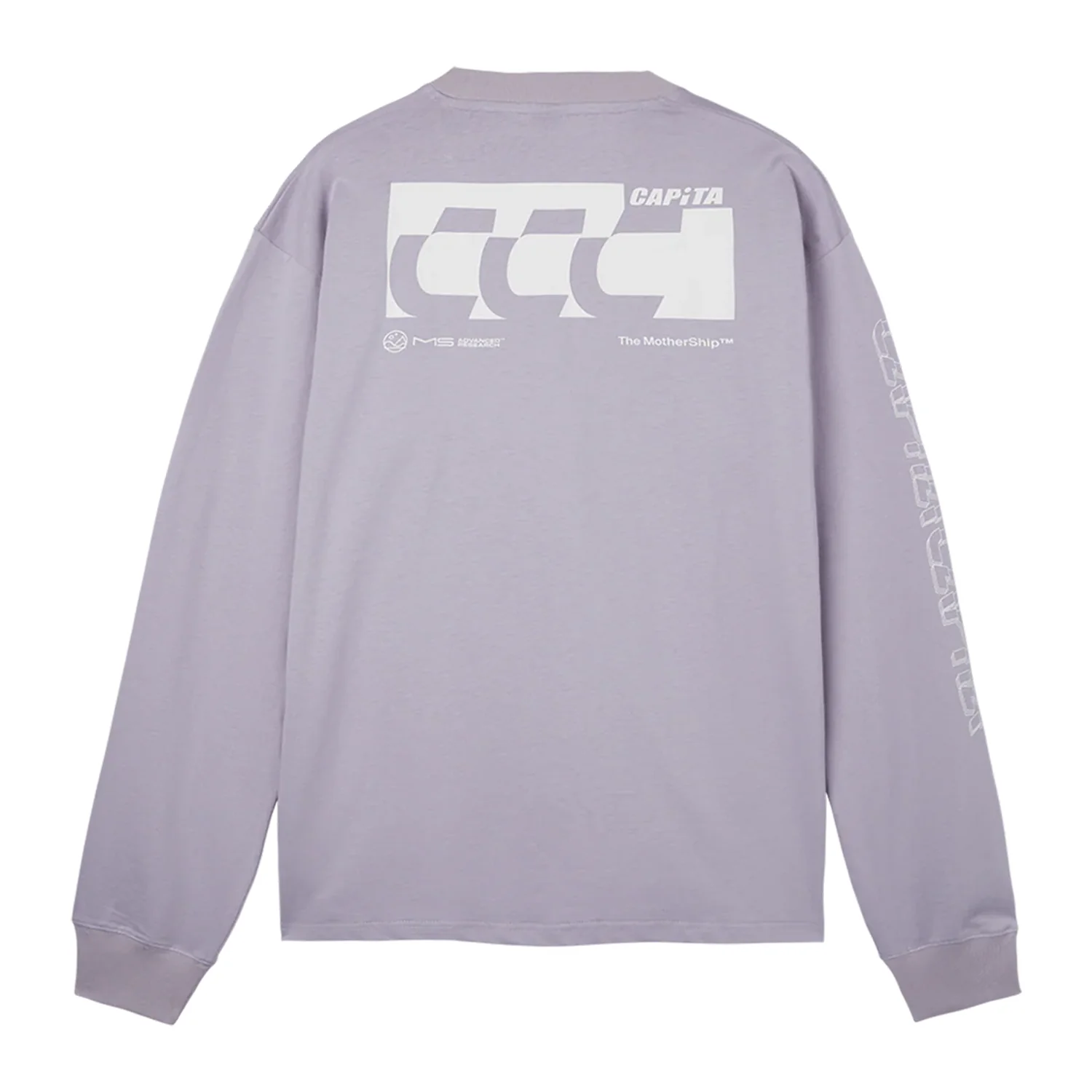 Capita Mothership Long Sleeve T-Shirt Lavender - Image 2