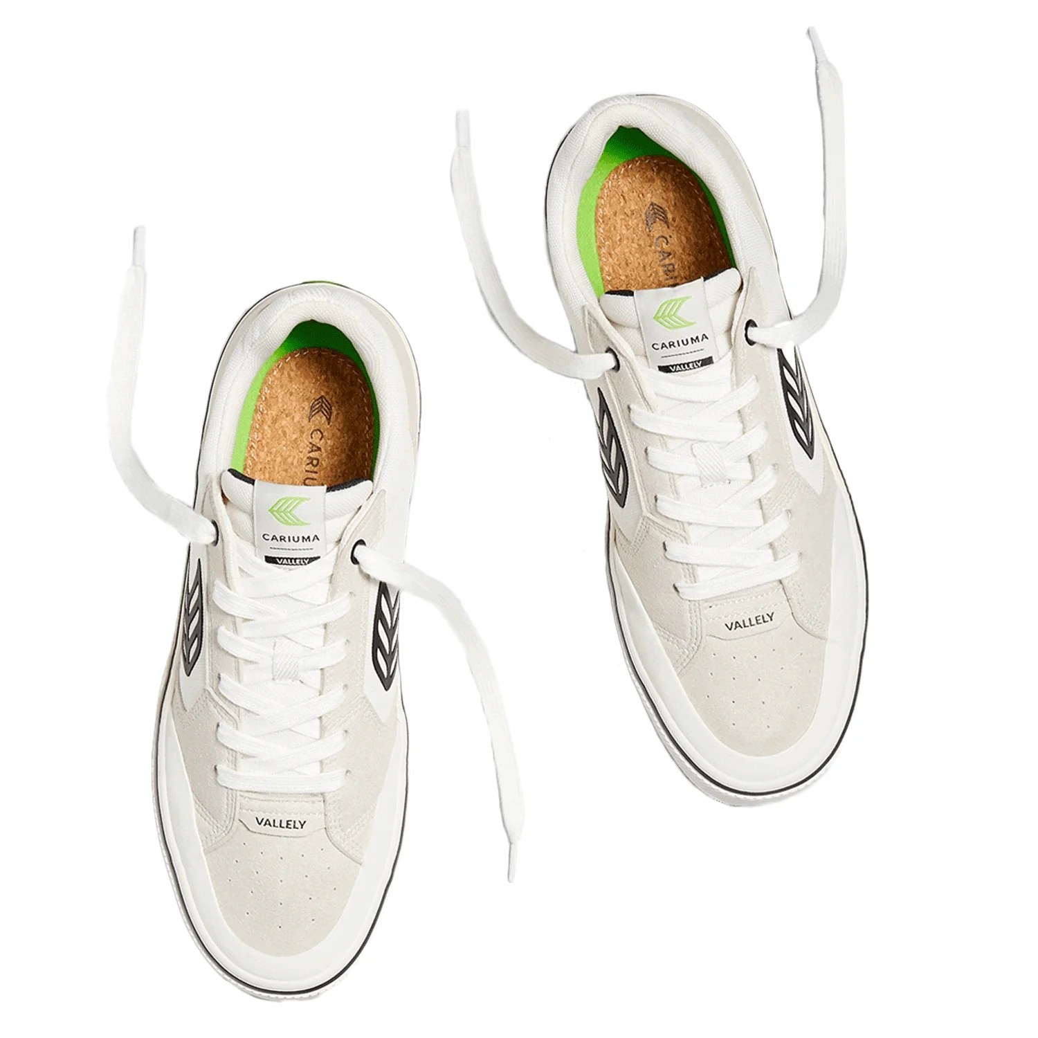 Cariuma Vallely Pro Shoe Off-White Vintage/Black - Image 4