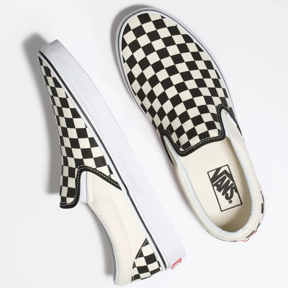 Vans Classic Slip-On Shoe Black & White Checkerboard - Image 4