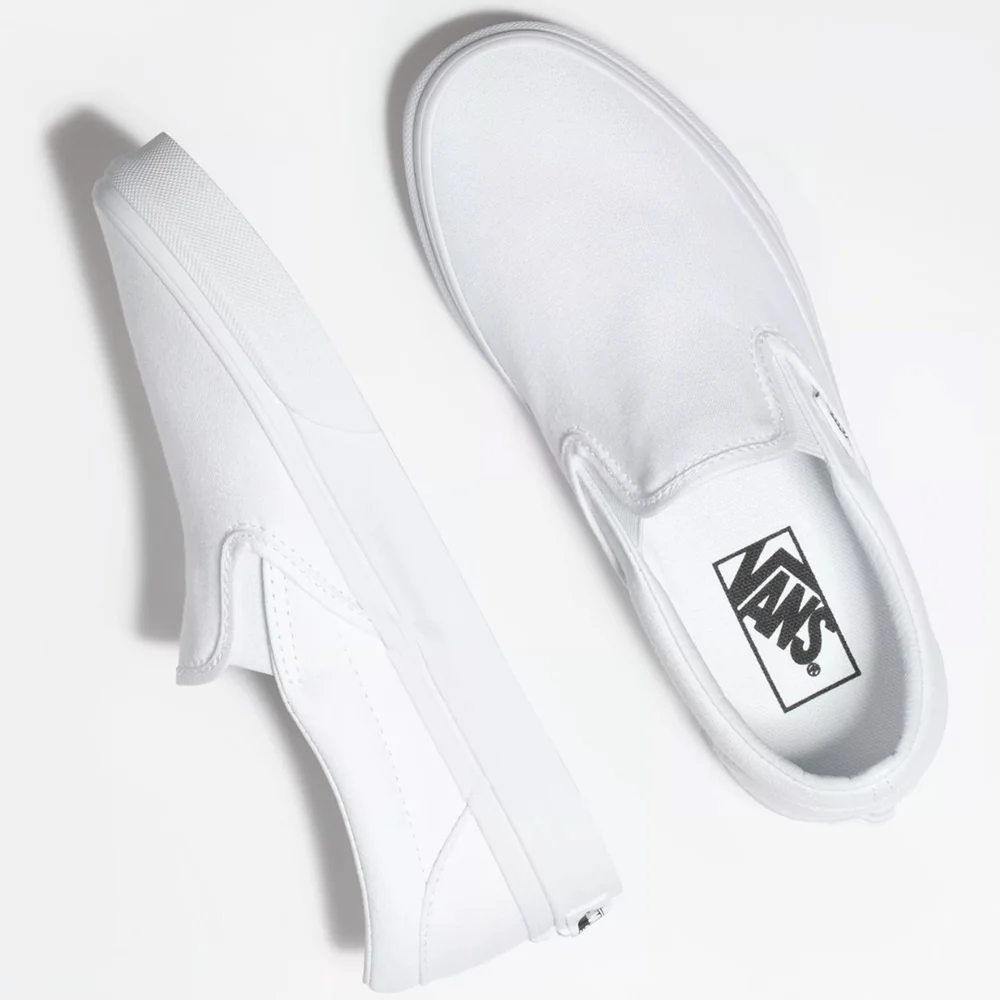 Vans Classic Slip-On Shoe True White - Image 4