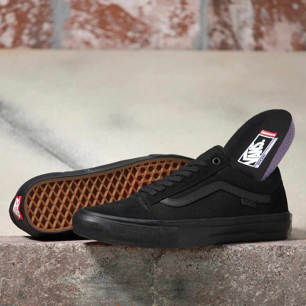 Vans Skate Old Skool Shoe Black/Black - Image 2