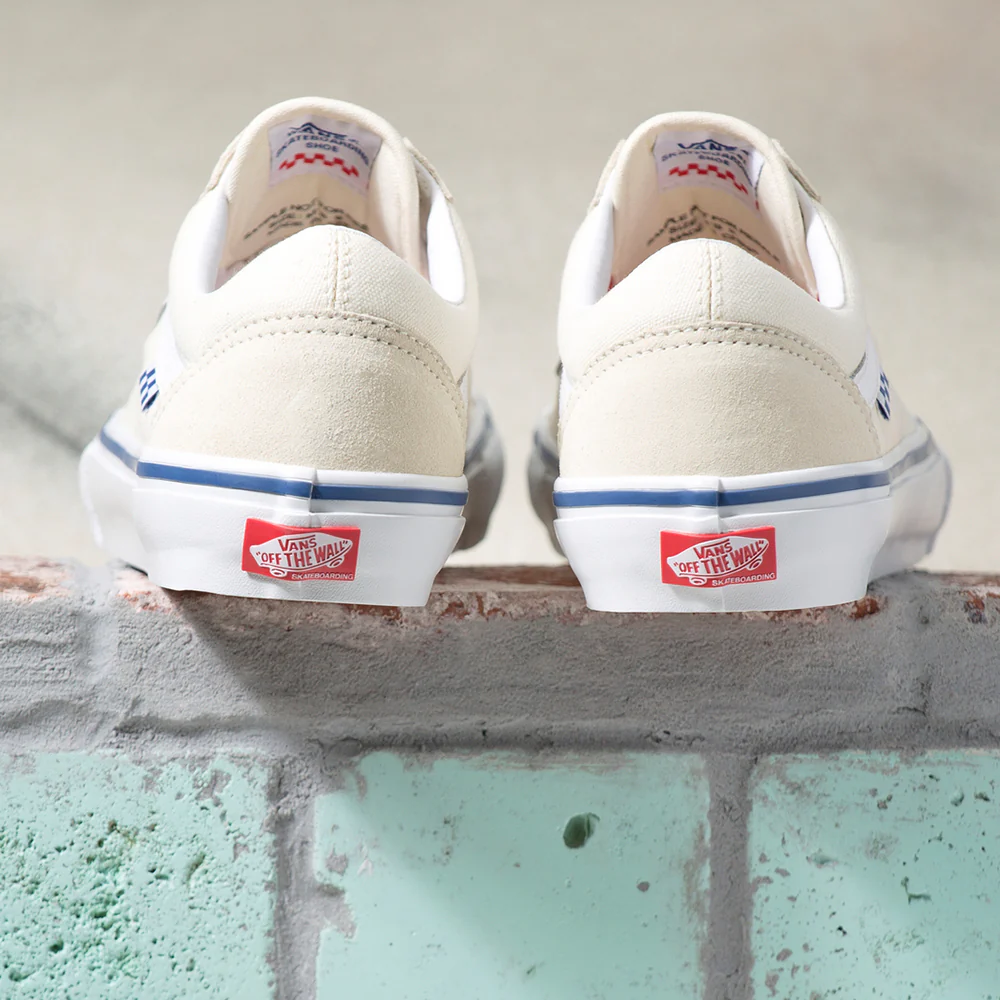 Vans Skate Old Skool Shoe Off White - Image 3
