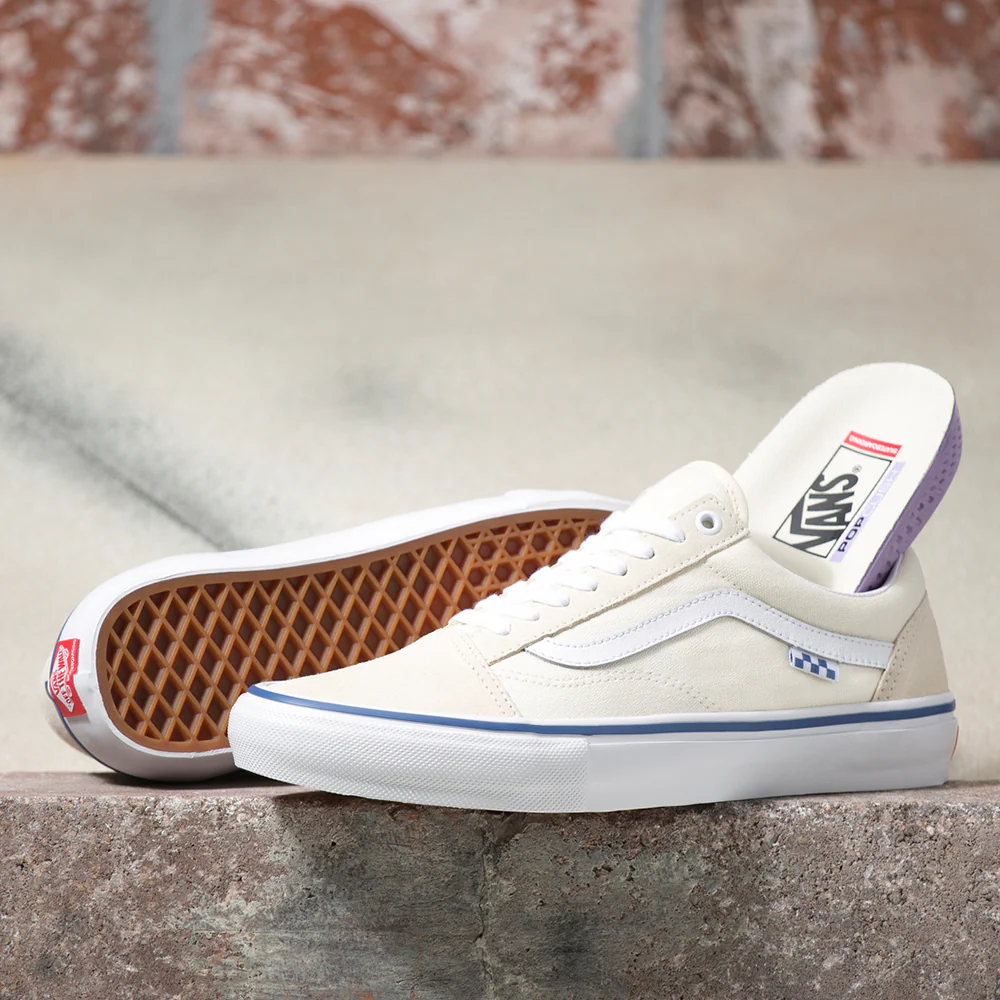 Vans Skate Old Skool Shoe Off White - Image 5