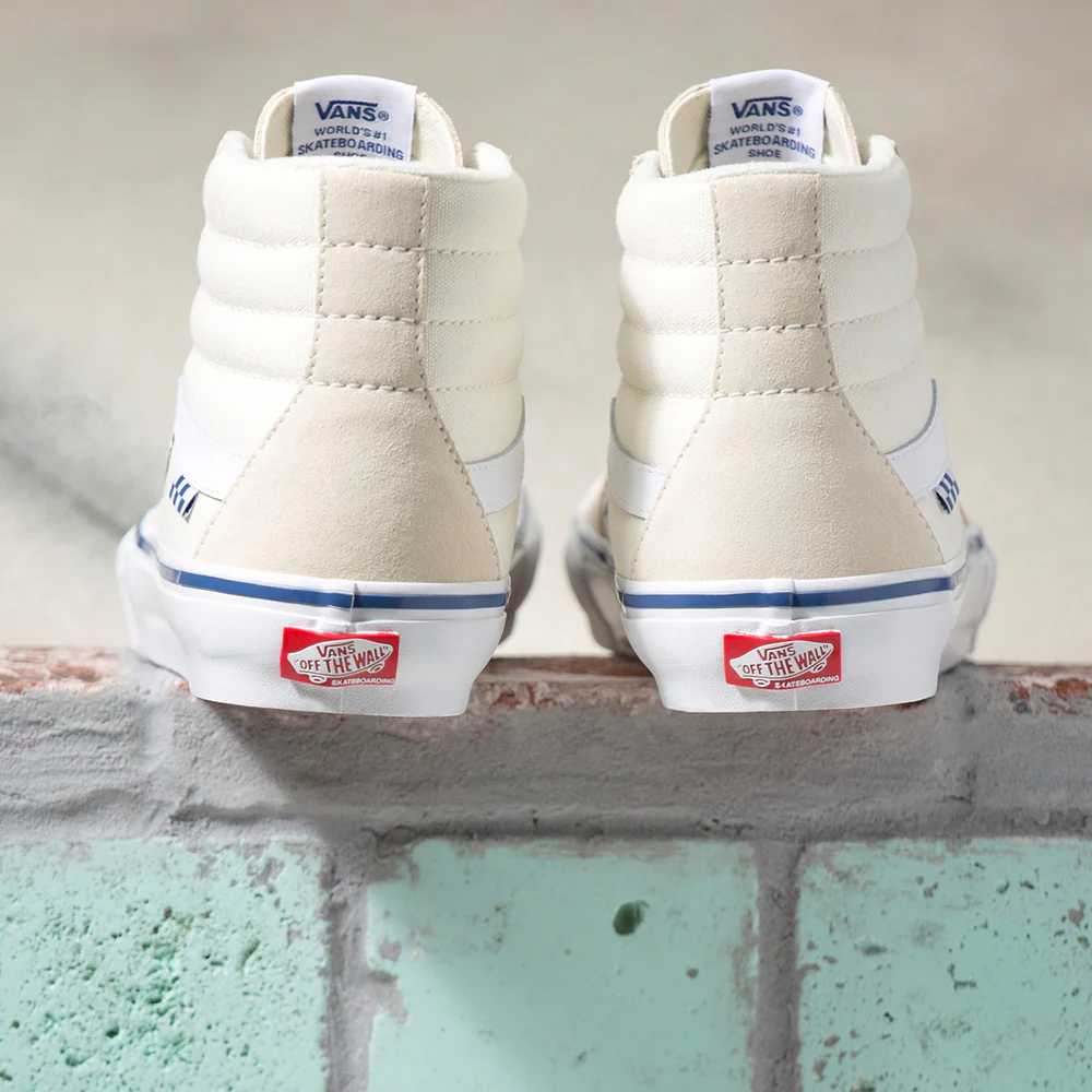 Vans Skate Sk8-Hi Shoe Off White - Image 3