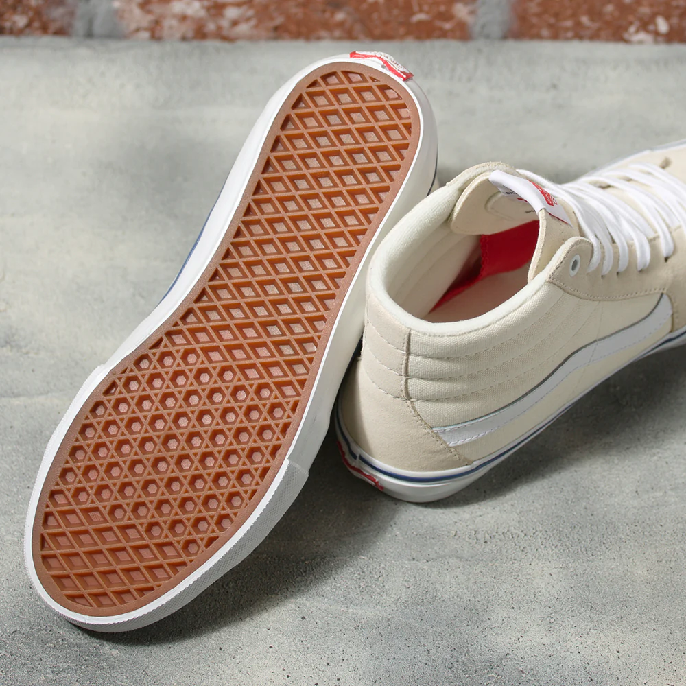 Vans Skate Sk8-Hi Shoe Off White - Image 5