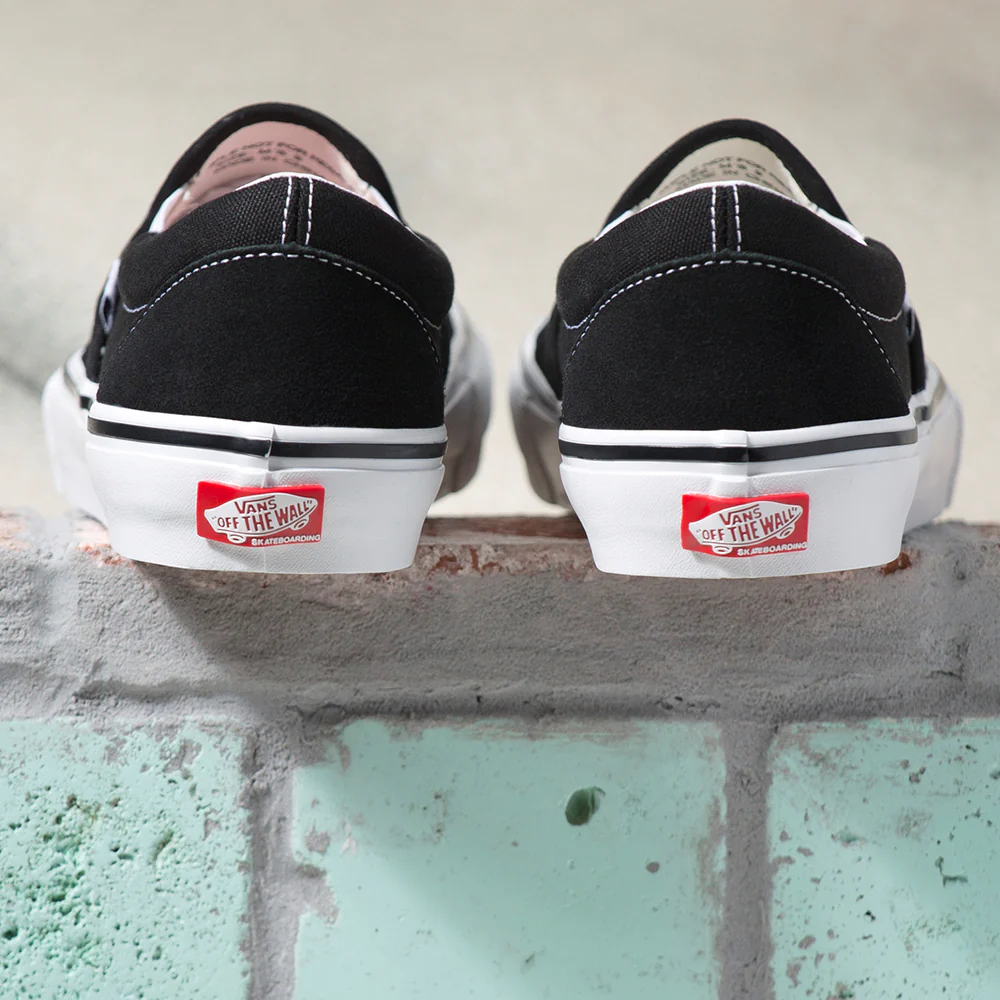 Vans Skate Slip-On Shoe Black/White - Image 6