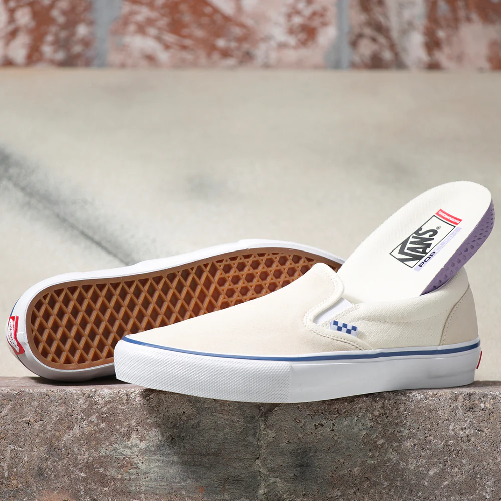 Vans Skate Slip-On Shoe Off White - Image 4