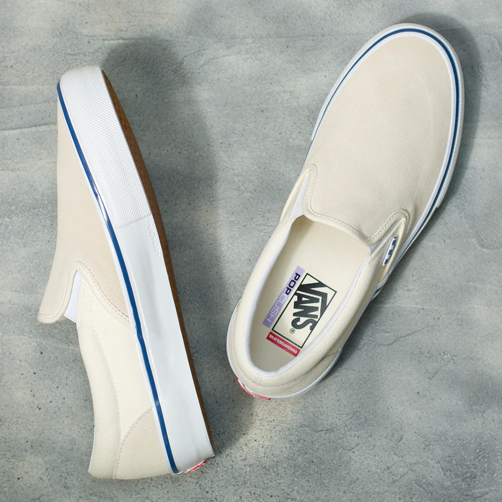 Vans Skate Slip-On Shoe Off White - Image 6