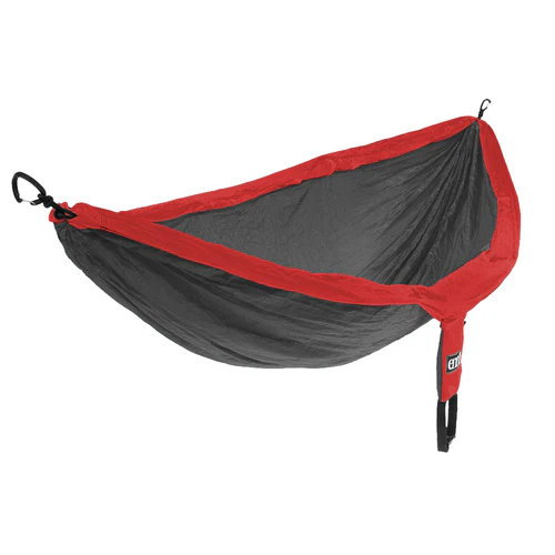 Eno DoubleNest Hammock - Red | Charcoal - Image 2