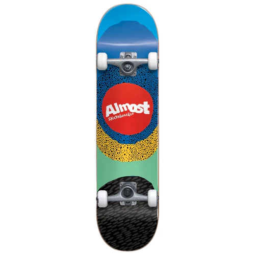 Almost Radiate FP Blue 8.25" Skateboard Complete - Image 2