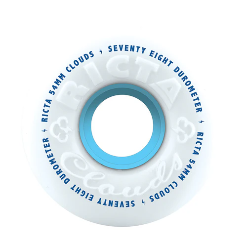 Ricta Clouds White (78A) Skate Wheels 54mm - Image 2