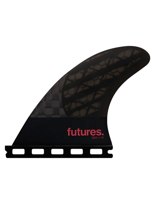 Futures Fins QD2 4.15 Blackstix Quad Rears - Image 2