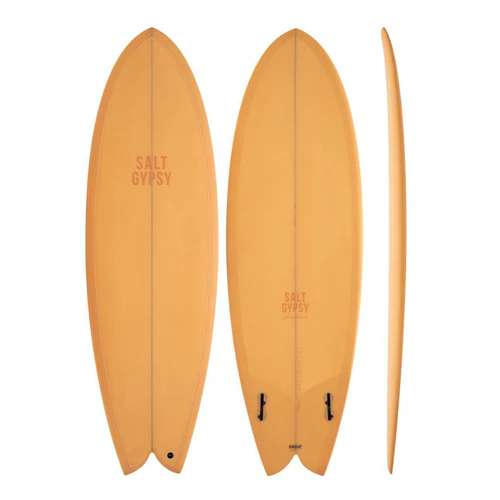 Salt Gypsy Shorebird PU Surfboard Apricot Tint 5'11" - Image 3
