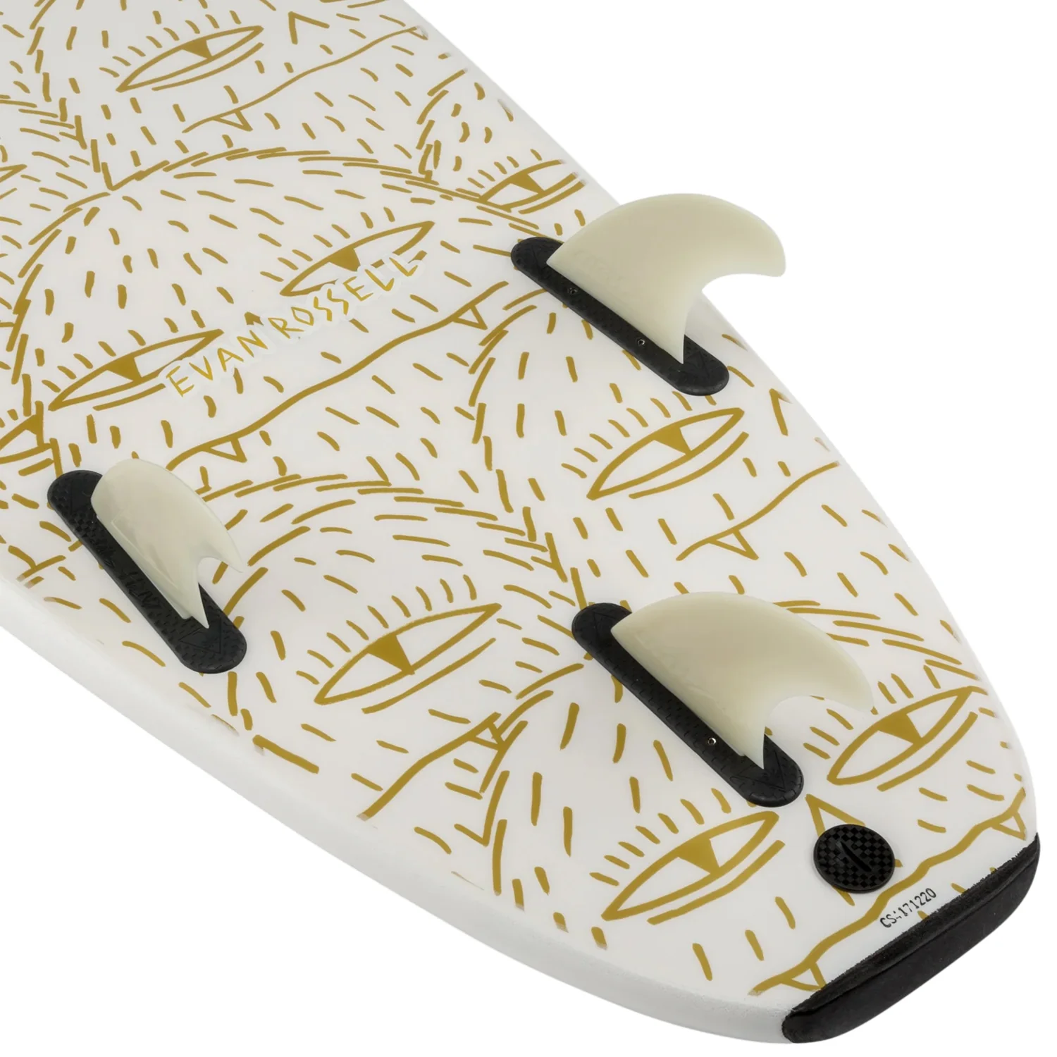 Catch Surf Odysea Log Surfboard Evan Rossell White 6'0" - Image 2