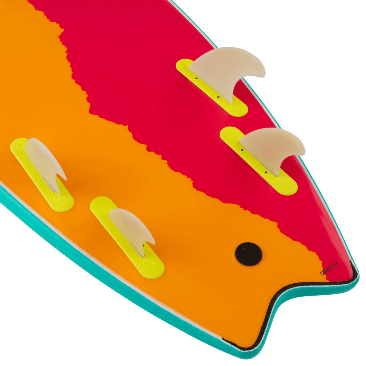Catch Surf Odysea Skipper Surfboard Quad Turquoise 6'6" - Image 2