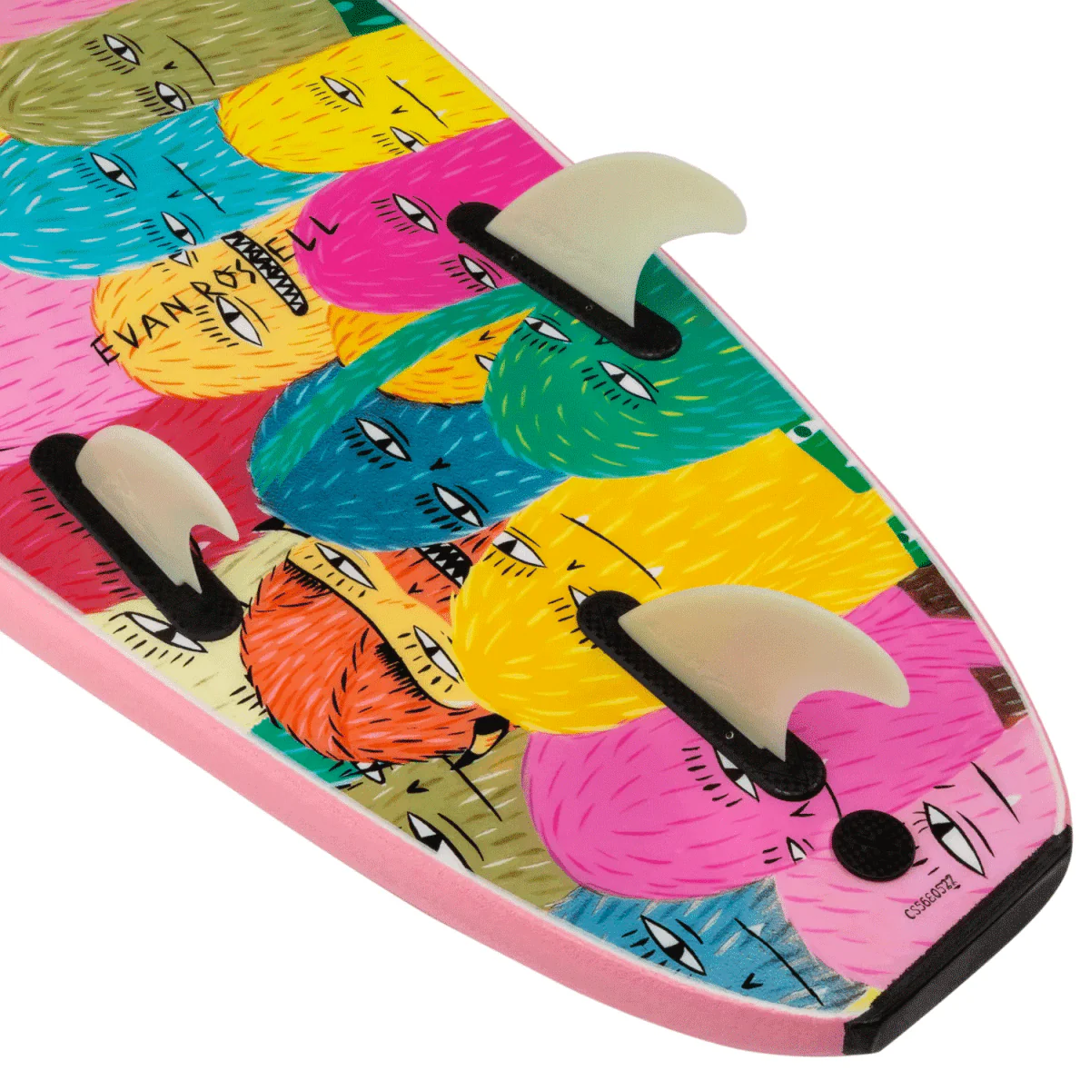 Catch Surf Odysea Log Surfboard Evan Rossell White 7'0" - Image 2