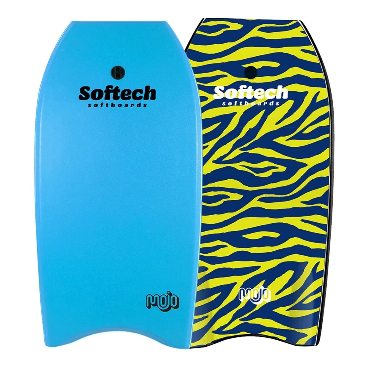Softech Mojo Bodyboard 45" Sky Blue Zebra