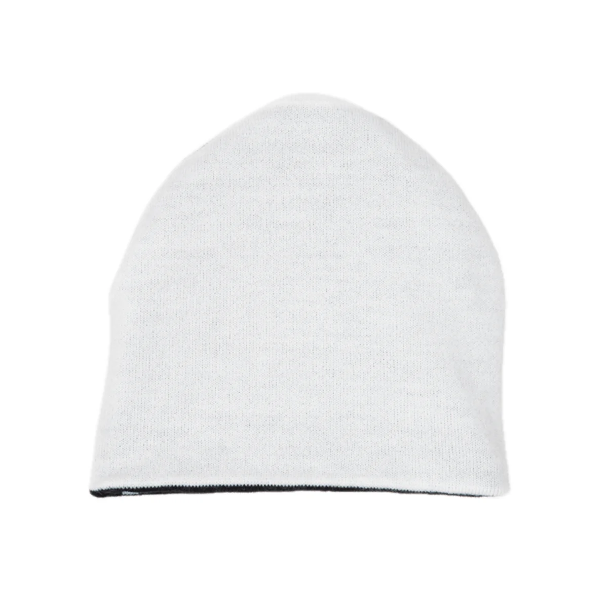 Corduroy Cobweb Reversible Skully Beanie Black - Image 3