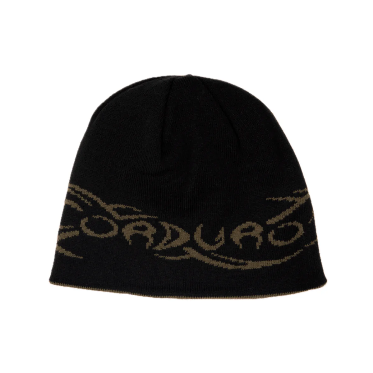 Corduroy Tribalwire Reversible Skully Beanie Black - Image 2