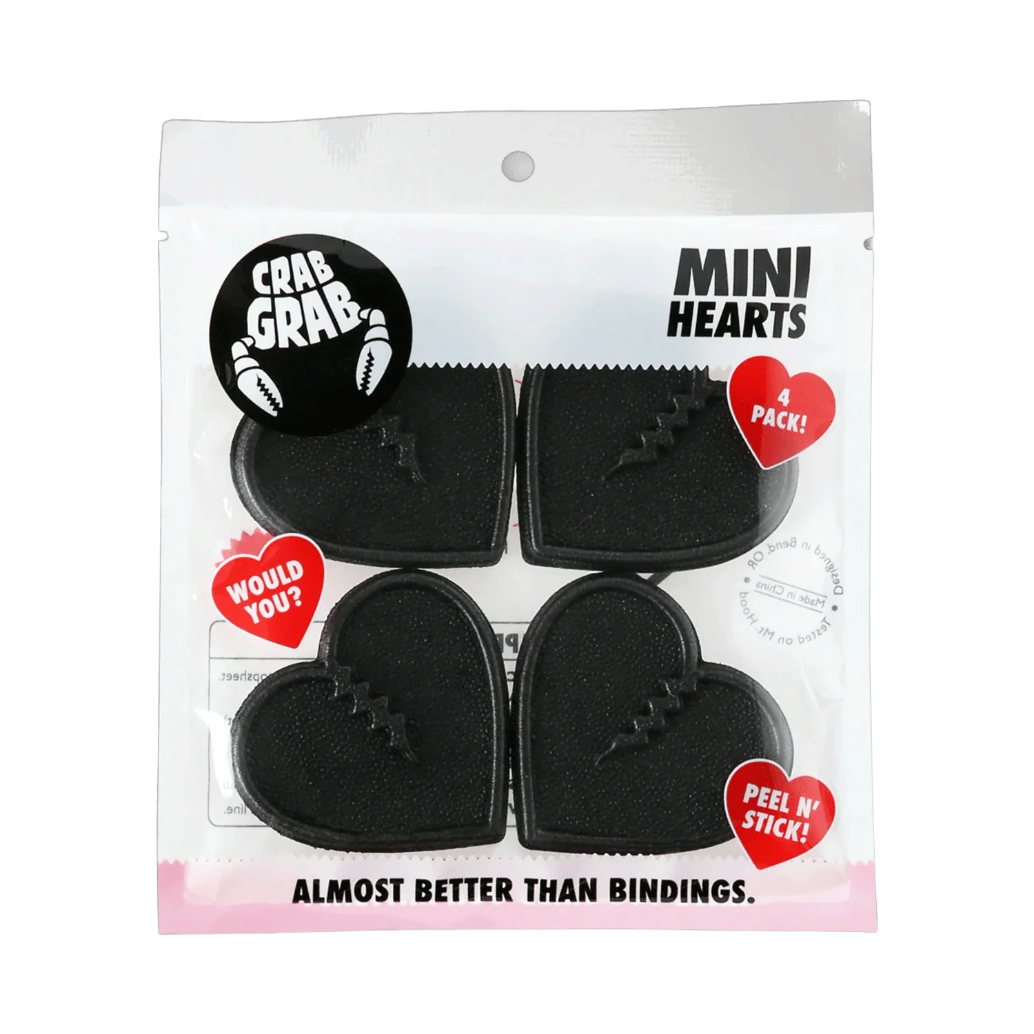 Crab Grab Mini Hearts Black - Image 2