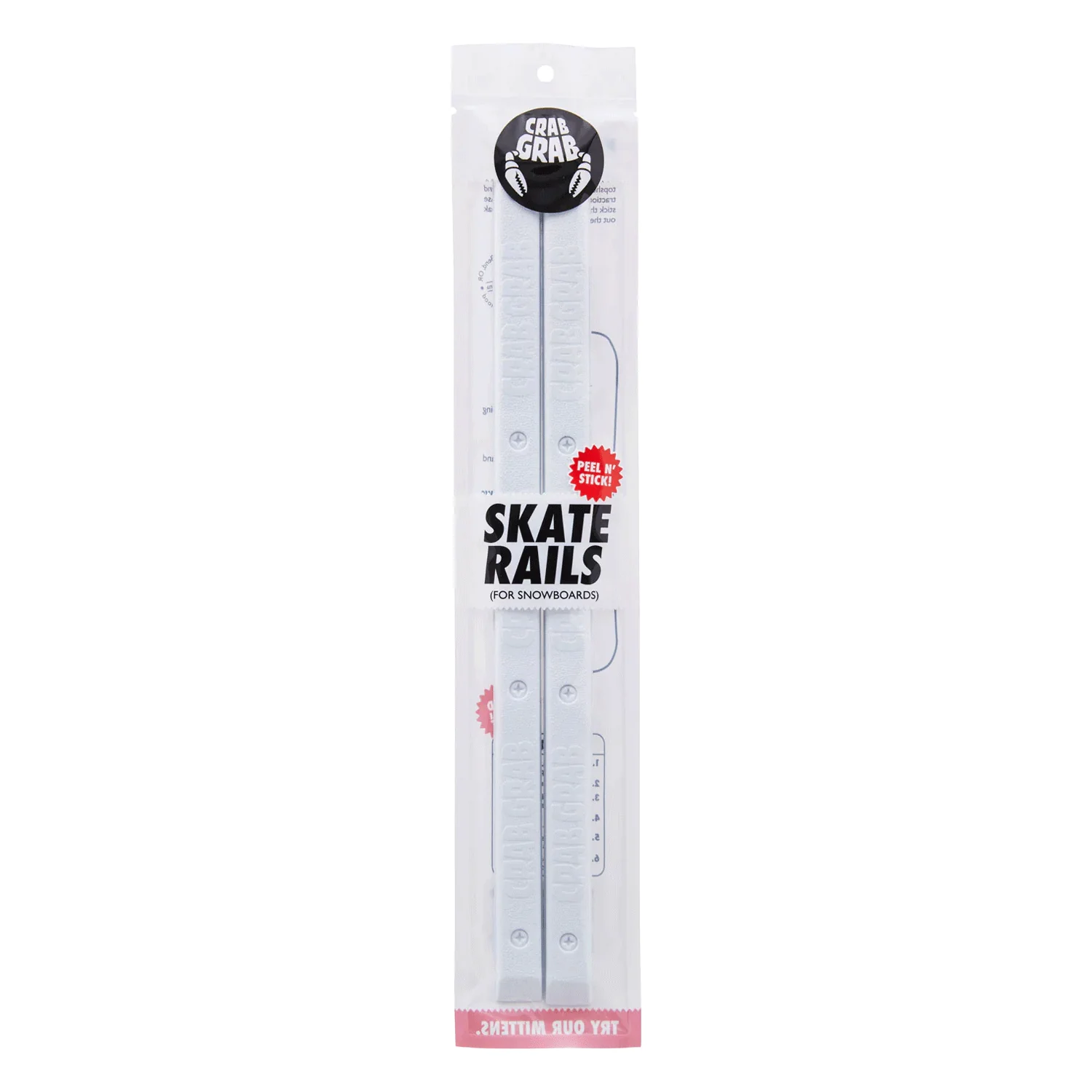 Crab Grab Skate Rails White - Image 2