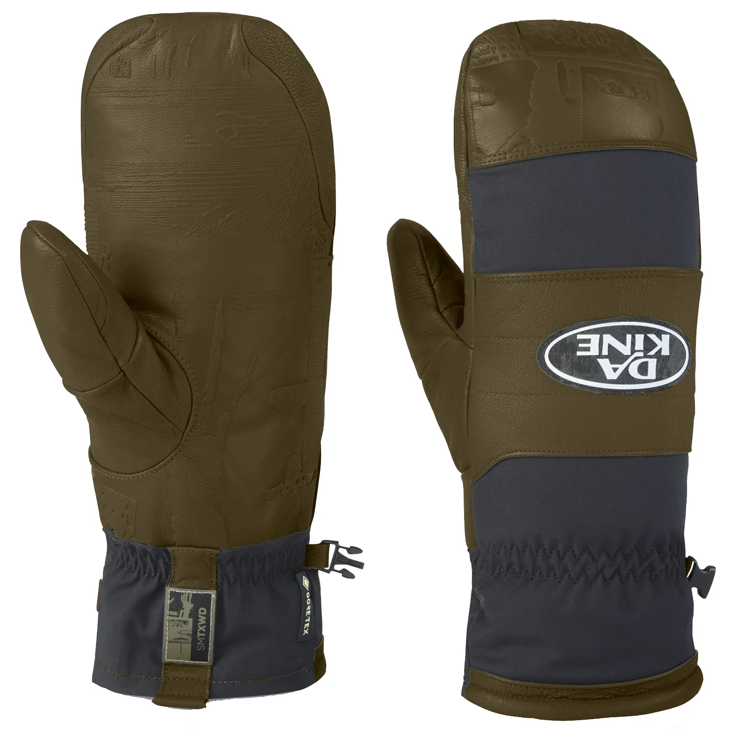 Dakine Men's Team Baron Sam Taxwood Gore-tex Mitt Dark Olive - Image 2