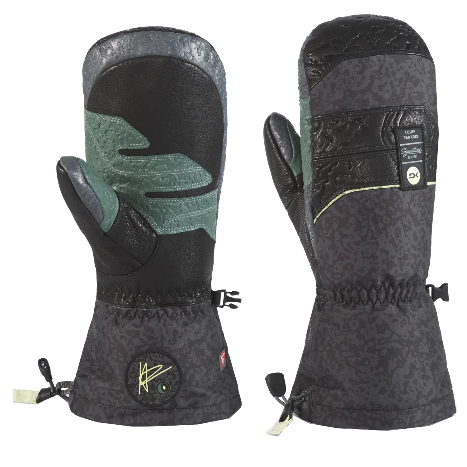 Dakine Men's Team Excursion Louif Paradis Gore-tex Mitt Dark Forest - Image 2