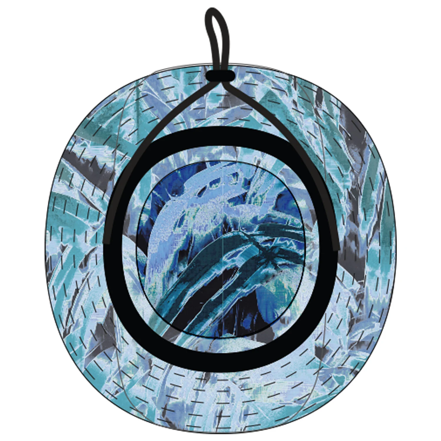 Dakine No Zone Surf Hat Blue Hana - Image 2