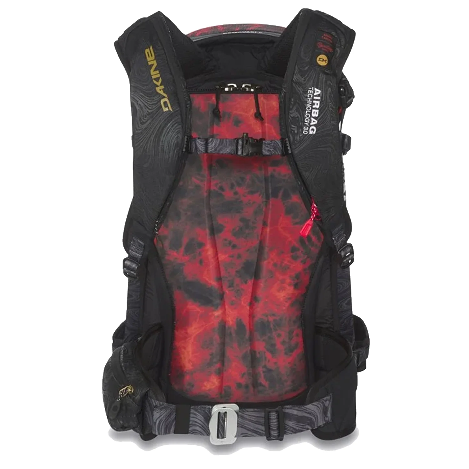 Dakine Team Poacher RAS 26L Scarlson T1 Backpack Black/Red - Image 2
