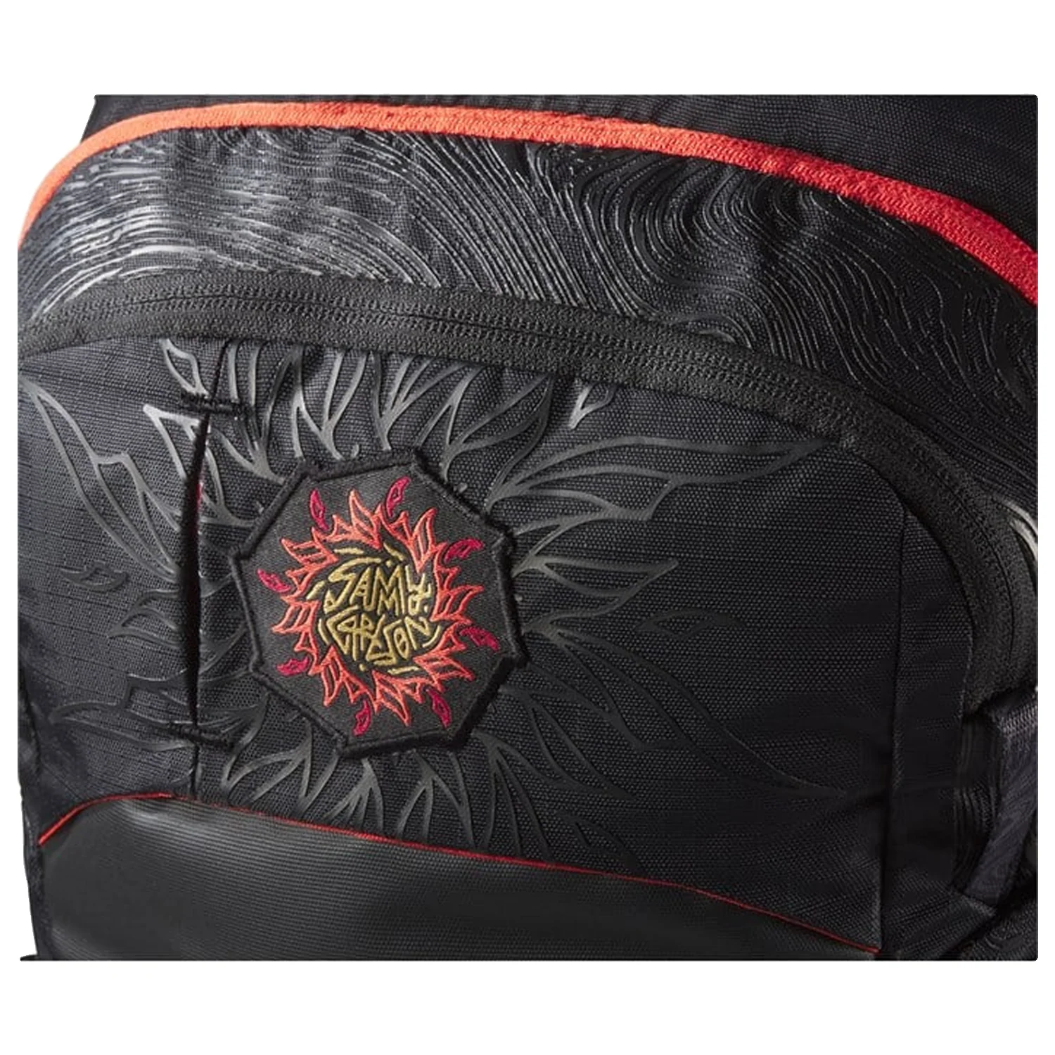 Dakine Team Poacher RAS 26L Scarlson T1 Backpack Black/Red - Image 3