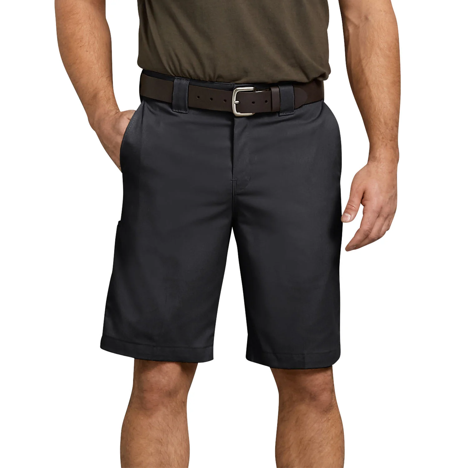 Dickies Men's Relaxed Fit 11" Work Short Black - Image 2