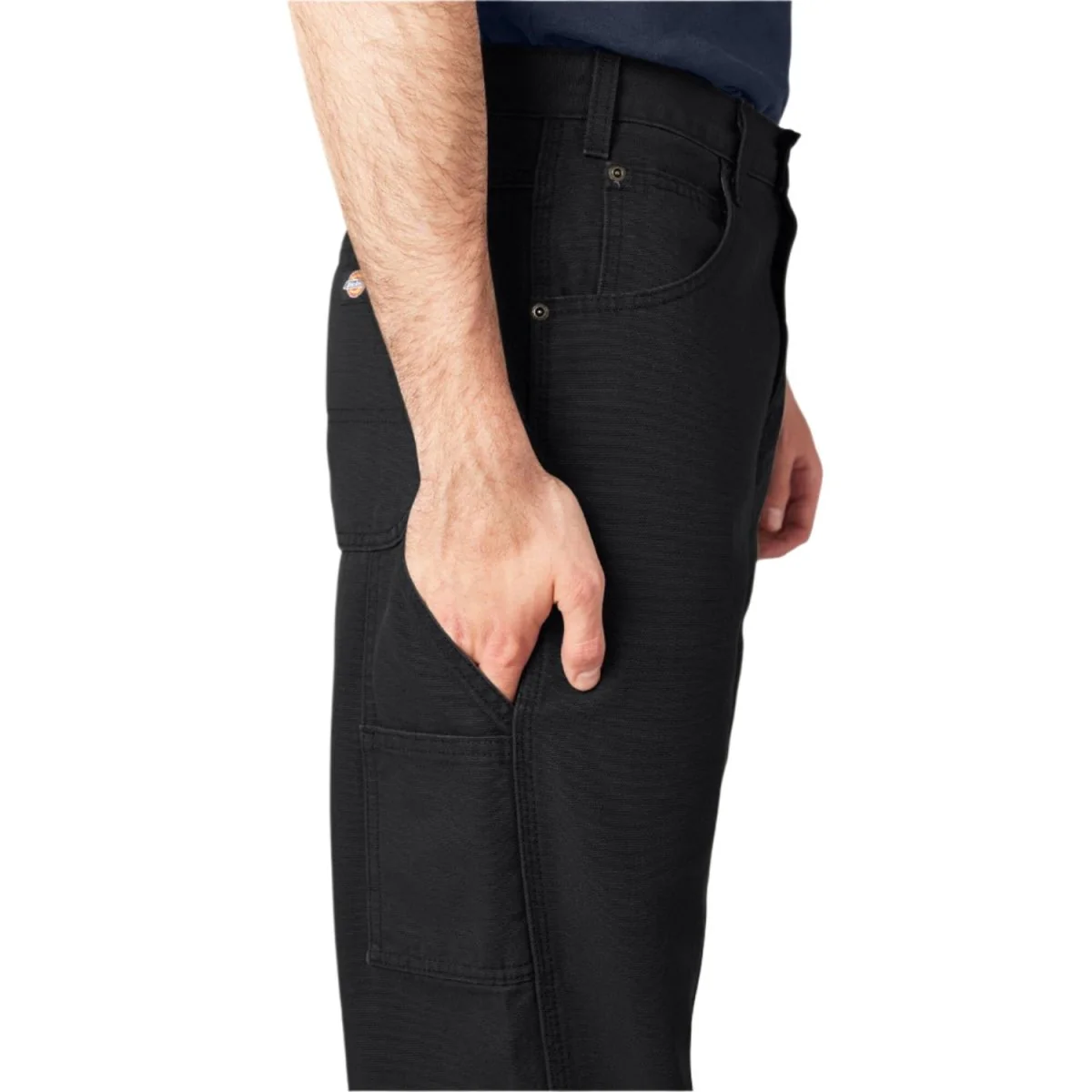 Dickies Men's Relaxed Fit Duck Jean Rinsed Black - Image 5
