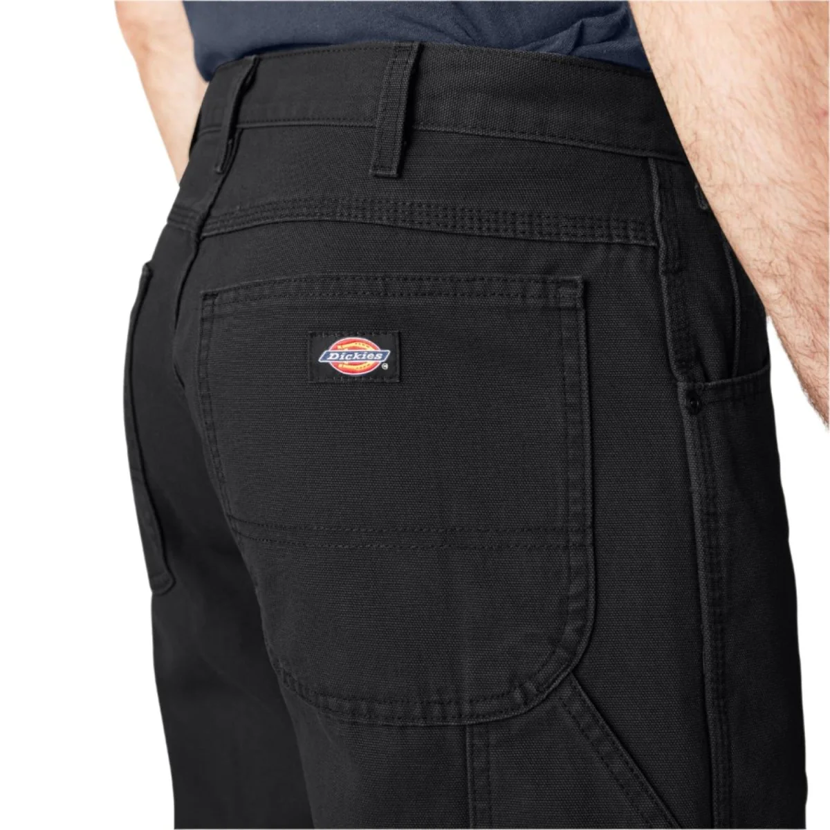 Dickies Men's Relaxed Fit Duck Jean Rinsed Black - Image 6